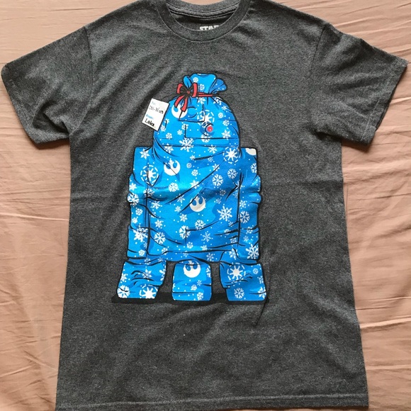 r2d2 christmas t shirt